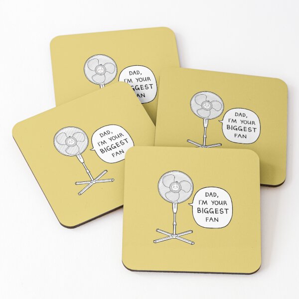 Item preview, Fathers Day Big Fan Pun designed and sold by carlbatterbee.