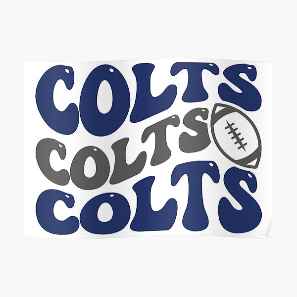 Indianapolis Colts Logo Poster