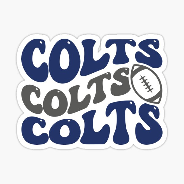 Indianapolis Colts Flame Domed Decal