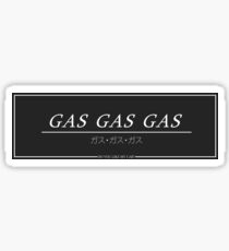 GAS GAS GAS - INITIAL D EUROBEAT Sticker