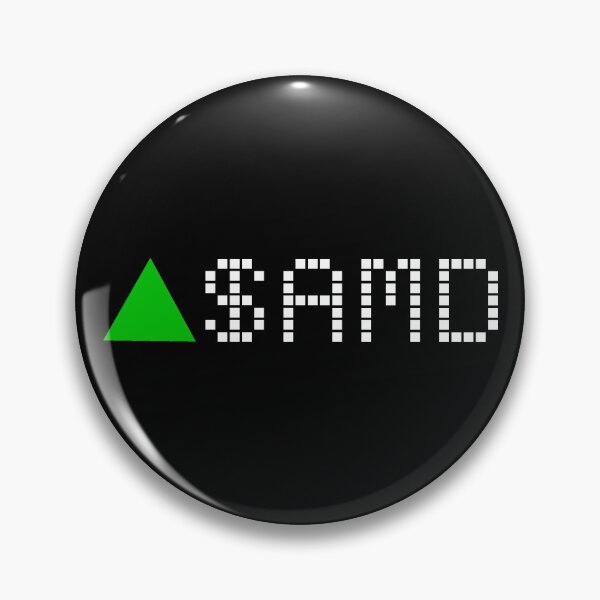 Item preview, AMD Stock Ticker Green - White Font designed and sold by frankyou.