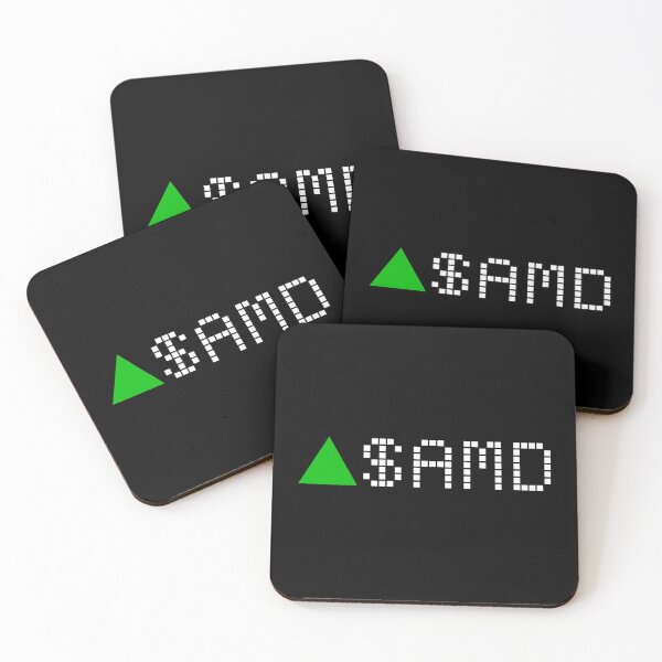 Item preview, AMD Stock Ticker Green - White Font designed and sold by frankyou.