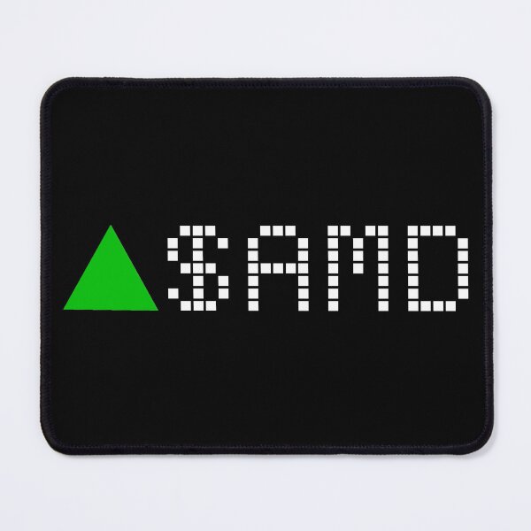 Item preview, AMD Stock Ticker Green - White Font designed and sold by frankyou.