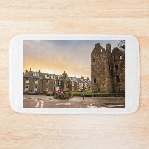 Item preview, MacLellan's Castle and Kirkcudbright War Memorial on Castle Street, Kirkcudbright, Dumfries and Galloway, Scotland designed and sold by SnapTPhotograph.