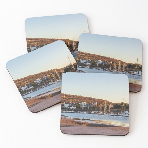 Item preview, Landscape of Kirkcudbright and the River Dee estuary at sunset, Dumfries and Galloway, Scotland designed and sold by SnapTPhotograph.
