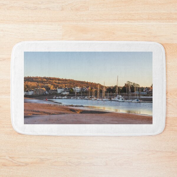 Item preview, Landscape of Kirkcudbright and the River Dee estuary at sunset, Dumfries and Galloway, Scotland designed and sold by SnapTPhotograph.