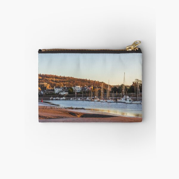 Item preview, Landscape of Kirkcudbright and the River Dee estuary at sunset, Dumfries and Galloway, Scotland designed and sold by SnapTPhotograph.