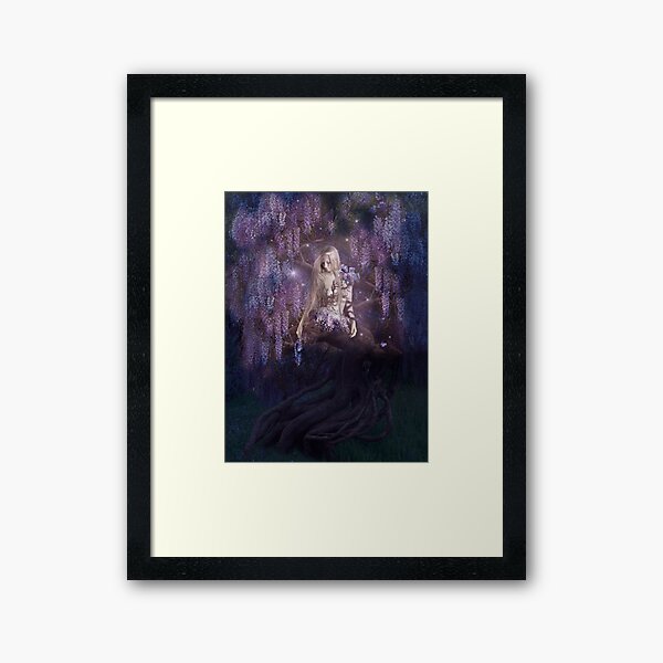 Wisteria Tree Framed Art Print