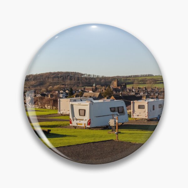 Item preview, Silver Craig's Caravan Park over looking the scottish town of Kirkcudbright on a winters morning, Dumfries and Galloway, Scotland designed and sold by SnapTPhotograph.