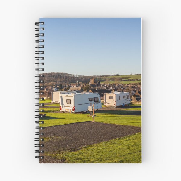Item preview, Silver Craig's Caravan Park over looking the scottish town of Kirkcudbright on a winters morning, Dumfries and Galloway, Scotland designed and sold by SnapTPhotograph.