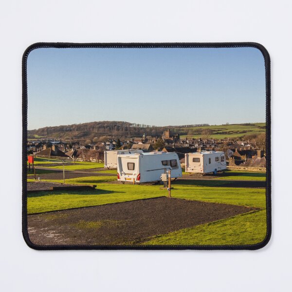 Item preview, Silver Craig's Caravan Park over looking the scottish town of Kirkcudbright on a winters morning, Dumfries and Galloway, Scotland designed and sold by SnapTPhotograph.