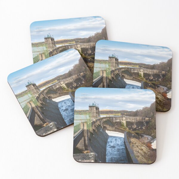 Item preview, Water being released from the flood gates on Earlstound Dam, Galloway Hydro Electric Scheme, Scotland designed and sold by SnapTPhotograph.