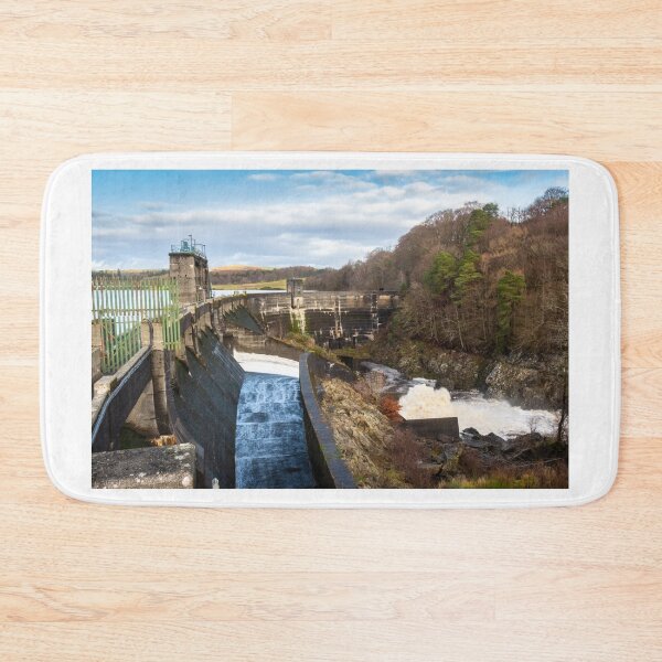 Item preview, Water being released from the flood gates on Earlstound Dam, Galloway Hydro Electric Scheme, Scotland designed and sold by SnapTPhotograph.