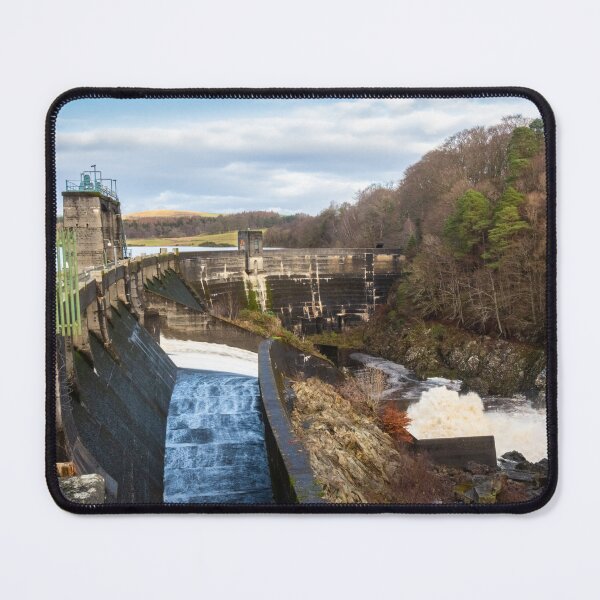 Item preview, Water being released from the flood gates on Earlstound Dam, Galloway Hydro Electric Scheme, Scotland designed and sold by SnapTPhotograph.