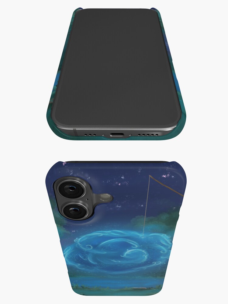 Aperçu 3 sur 4. Coque iPhone avec l'œuvre Le Lac des Chats créée et vendue par CynnaraART.