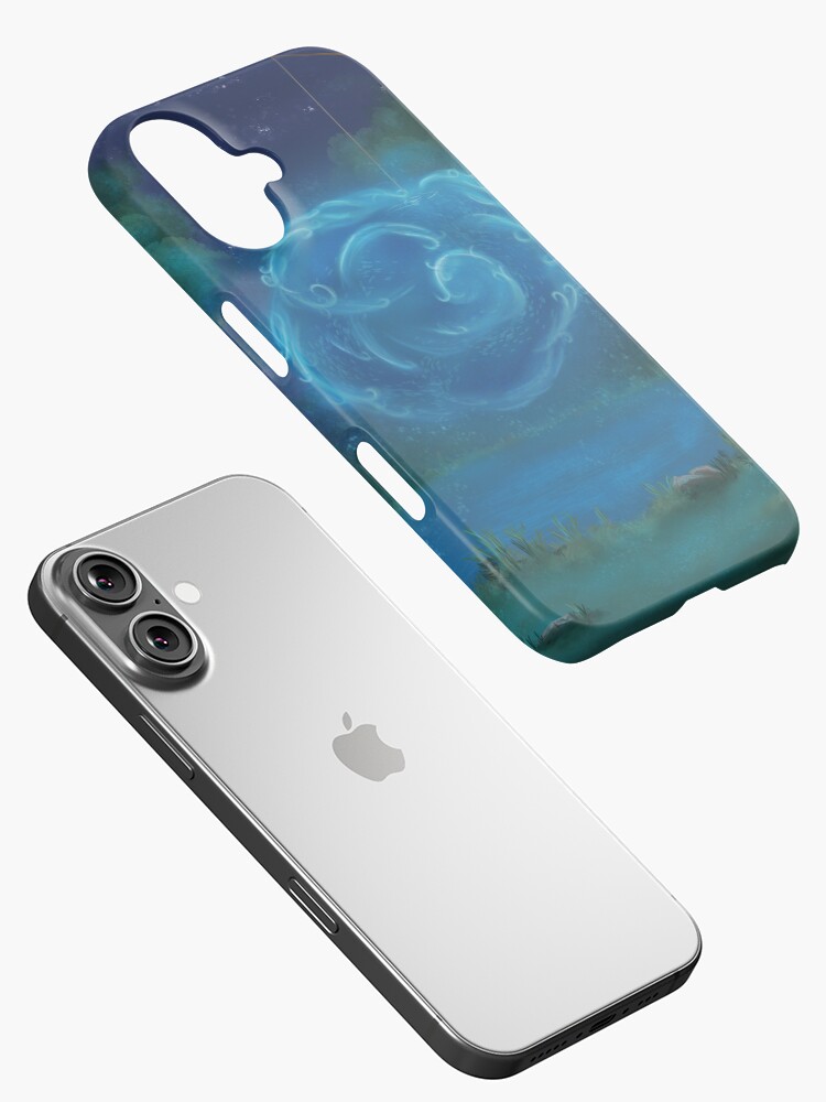 Aperçu 2 sur 4. Coque iPhone avec l'œuvre Le Lac des Chats créée et vendue par CynnaraART.