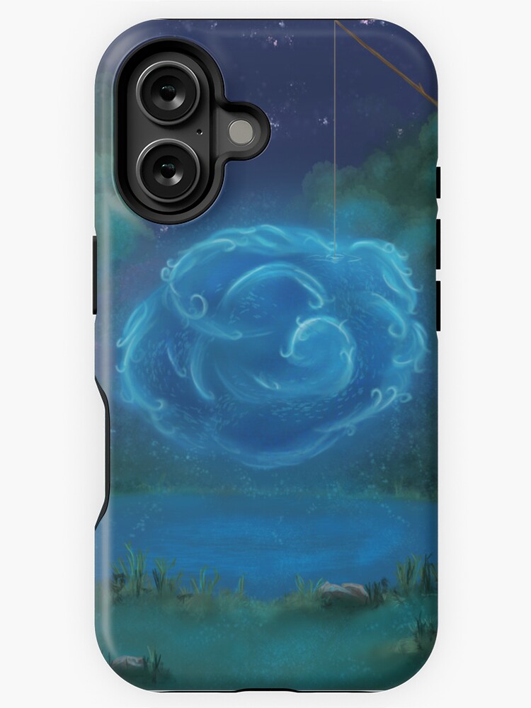 Aperçu 1 sur 4. Coque iPhone avec l'œuvre Le Lac des Chats créée et vendue par CynnaraART.
