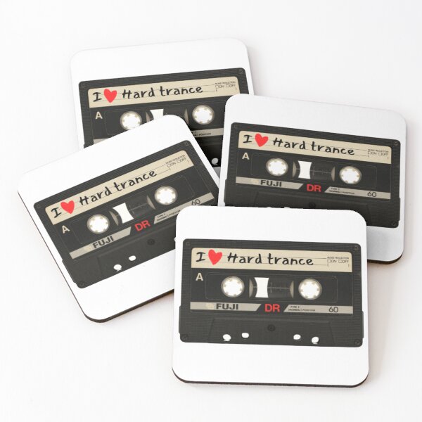 Item preview, I Love Hard Trance Music Cassette Tape designed and sold by RichTeeDesigns.