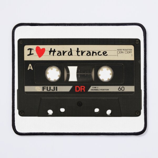 Item preview, I Love Hard Trance Music Cassette Tape designed and sold by RichTeeDesigns.