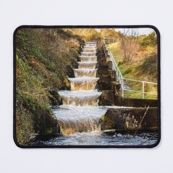 Item preview, Earlstoun salmon ladder or fish pass, at Earlstoun Power Station and Dam, on the Water of Ken, Galloway Hydro Electric Scheme, Scotland designed and sold by SnapTPhotograph.
