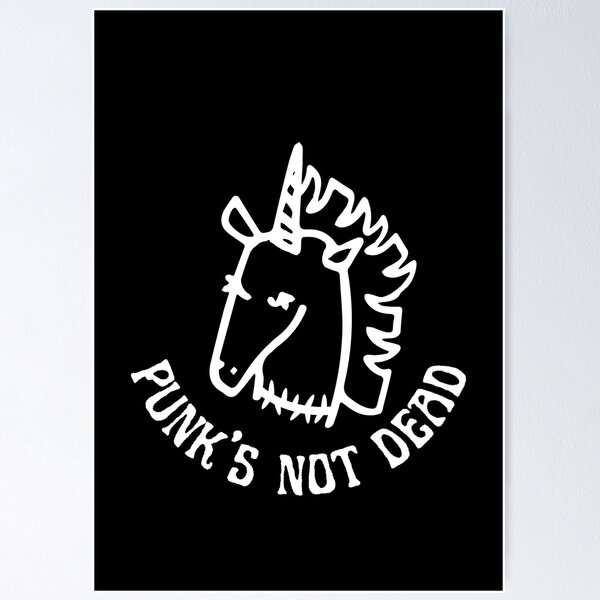 Item preview, Punk's Not Dead - Punk Unicorn  designed and sold by yoshra.