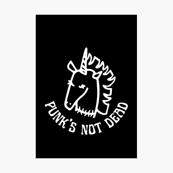 Item preview, Punk's Not Dead - Punk Unicorn  designed and sold by yoshra.