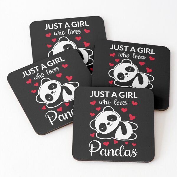 Item preview, Just A Girl Who Loves Pandas I designed and sold by Lemon Pepper.