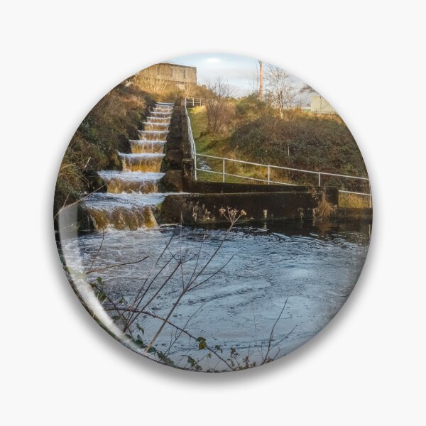 Item preview, Earlstoun salmon ladder or fish pass, at Earlstoun Power Station and Dam, on the Water of Ken, Galloway Hydro Electric Scheme, Scotland designed and sold by SnapTPhotograph.