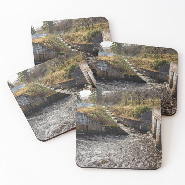 Item preview, Fish pass or salmon ladder at Earlstoun Power Station on the Galloway Hydro Electric Scheme, Scotland designed and sold by SnapTPhotograph.