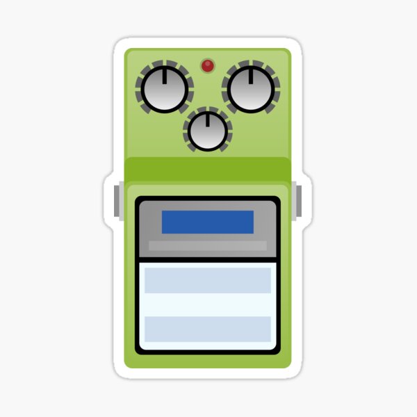 OD-9 Overdrive Pedal Sticker