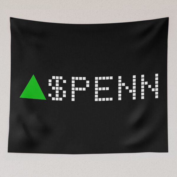 Item preview, Penn National Gaming Stock Ticker Green - White Font designed and sold by frankyou.