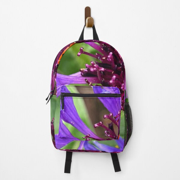 Item preview, Purple Flower With Ladybird Ladybug Nature Photo Design designed and sold by TacoRose.
