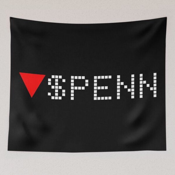 Item preview, Penn National Gaming Stock Ticker Red - White Font designed and sold by frankyou.