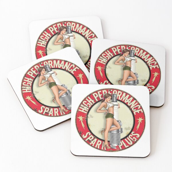 Item preview, High Performance Spark Plugs - Pin Up Girl designed and sold by Wilcox PhotoArt.