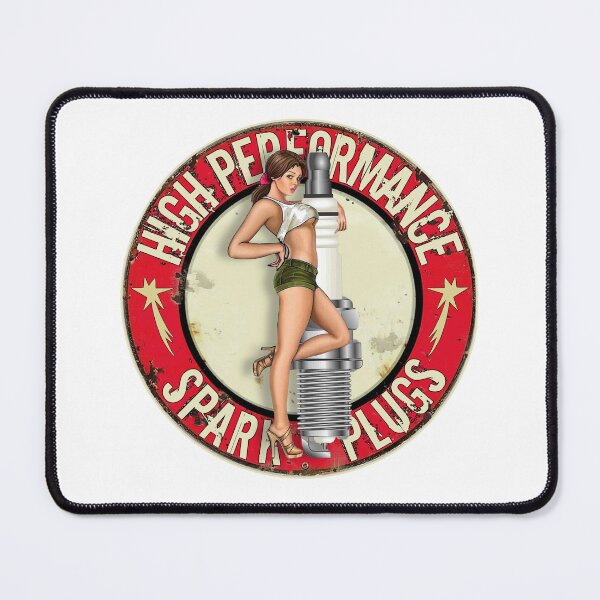 Item preview, High Performance Spark Plugs - Pin Up Girl designed and sold by Wilcox PhotoArt.