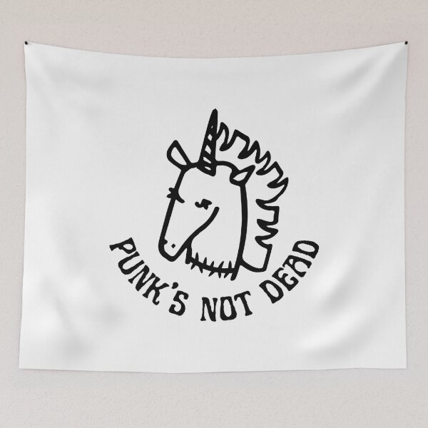 Item preview, Punk's Not Dead - Punk Unicorn  designed and sold by yoshra.