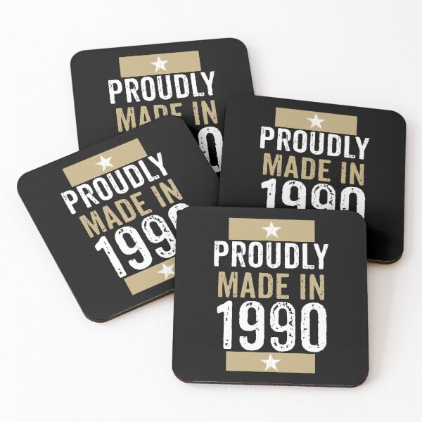 Item preview, Proudly made in 1990 birthday gift design designed and sold by rodmendonca.