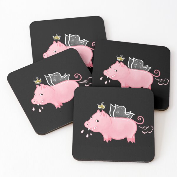 Item preview, Funny pig fairy farting designed and sold by Boriana Giormova.