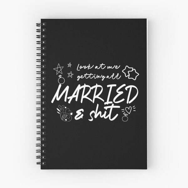 Item preview, Look At Me Getting All Married & Shit Funny Party Gift designed and sold by DKKShop.