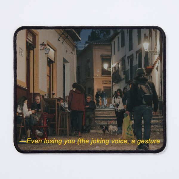 Item preview, Mediterranean City Streets Moody Night - Elizabeth Bishop Loss Poem designed and sold by Sitorus Sun.