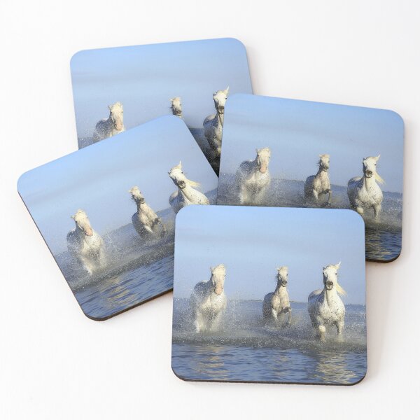 Item preview, White horses designed and sold by fourretout.