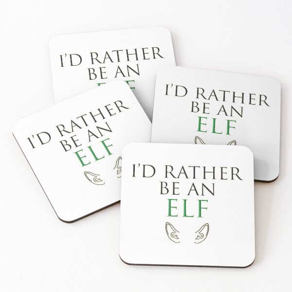 Item preview, I'd Rather be an Elf, with Elf Ears, for Fantasy Lovers designed and sold by HBBArtShop.