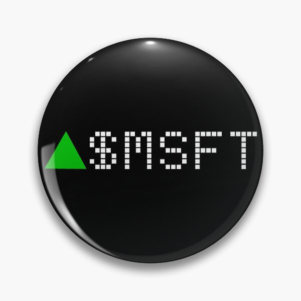 Item preview, Microsoft Stock Ticker Green - White Font designed and sold by frankyou.