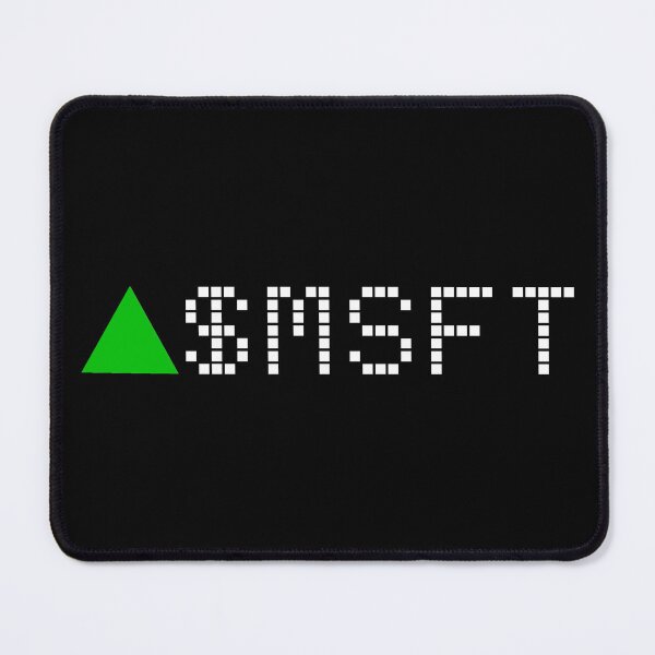 Item preview, Microsoft Stock Ticker Green - White Font designed and sold by frankyou.