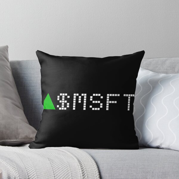 Item preview, Microsoft Stock Ticker Green - White Font designed and sold by frankyou.