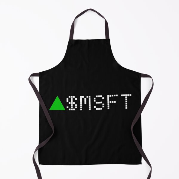 Item preview, Microsoft Stock Ticker Green - White Font designed and sold by frankyou.