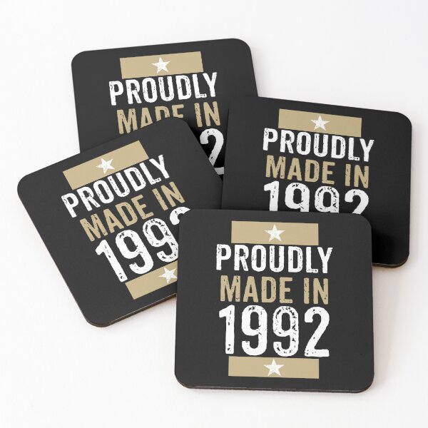 Item preview, Proudly made in 1992 birthday gift design designed and sold by rodmendonca.
