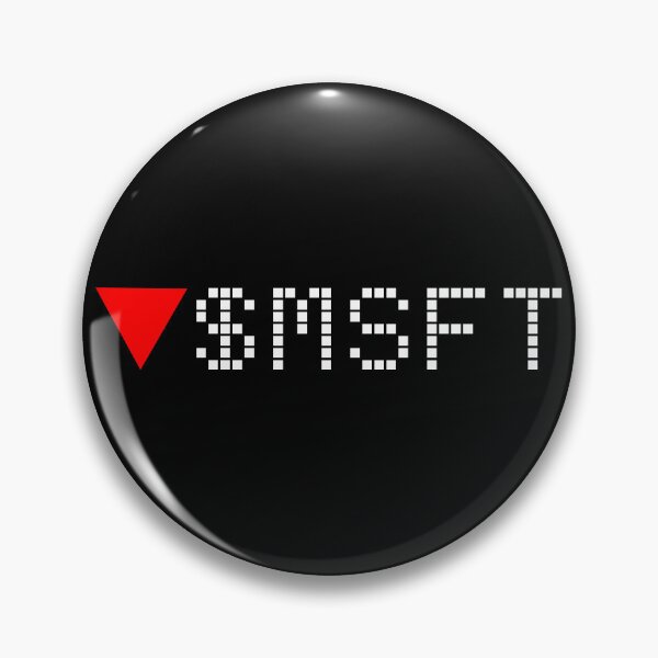 Item preview, Microsoft Stock Ticker Red - White Font designed and sold by frankyou.