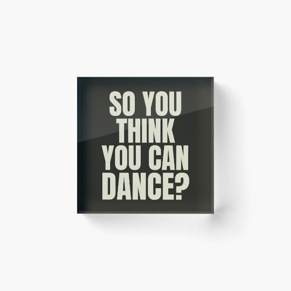 Item preview, So You Think You Can Dance? designed and sold by HappySchnapper.