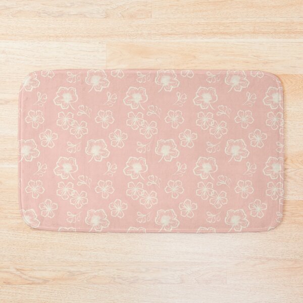 Item preview, Pink and white geranium pattern designed and sold by Mary Jane Lange.